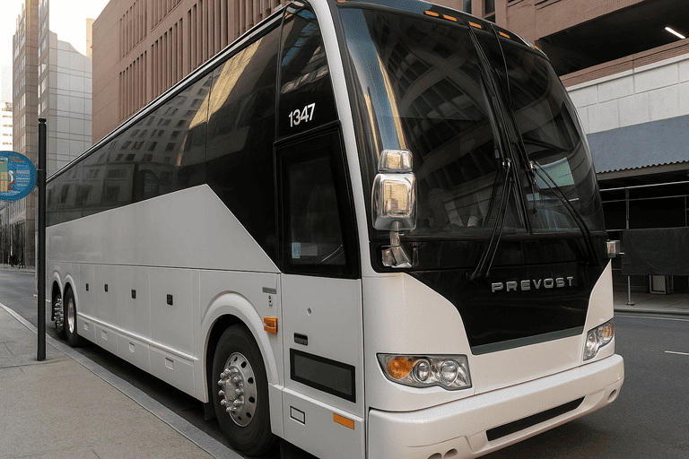 a High Point Coach Bus Service coach bus