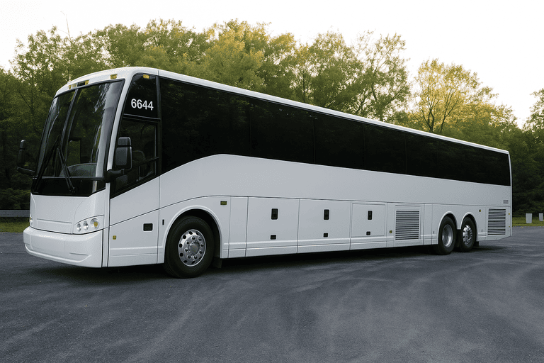 exterior of High Point Coach Bus Service coach bus