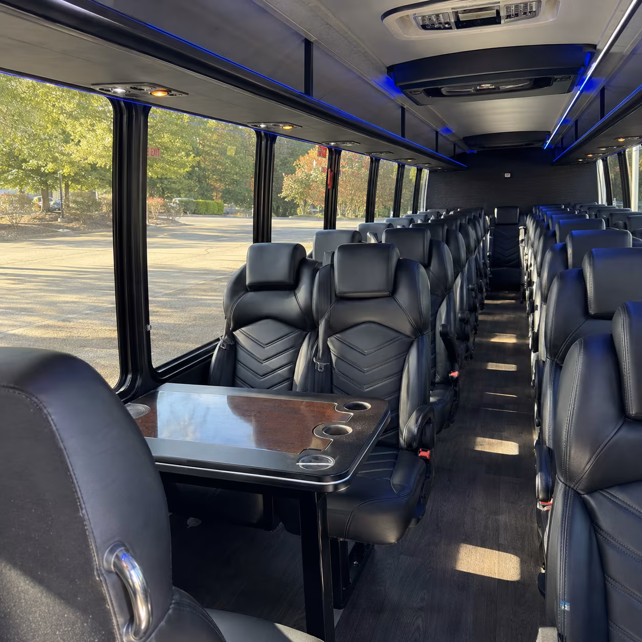can i book a one way a round trip or a multi day package for a bus rental in high point
