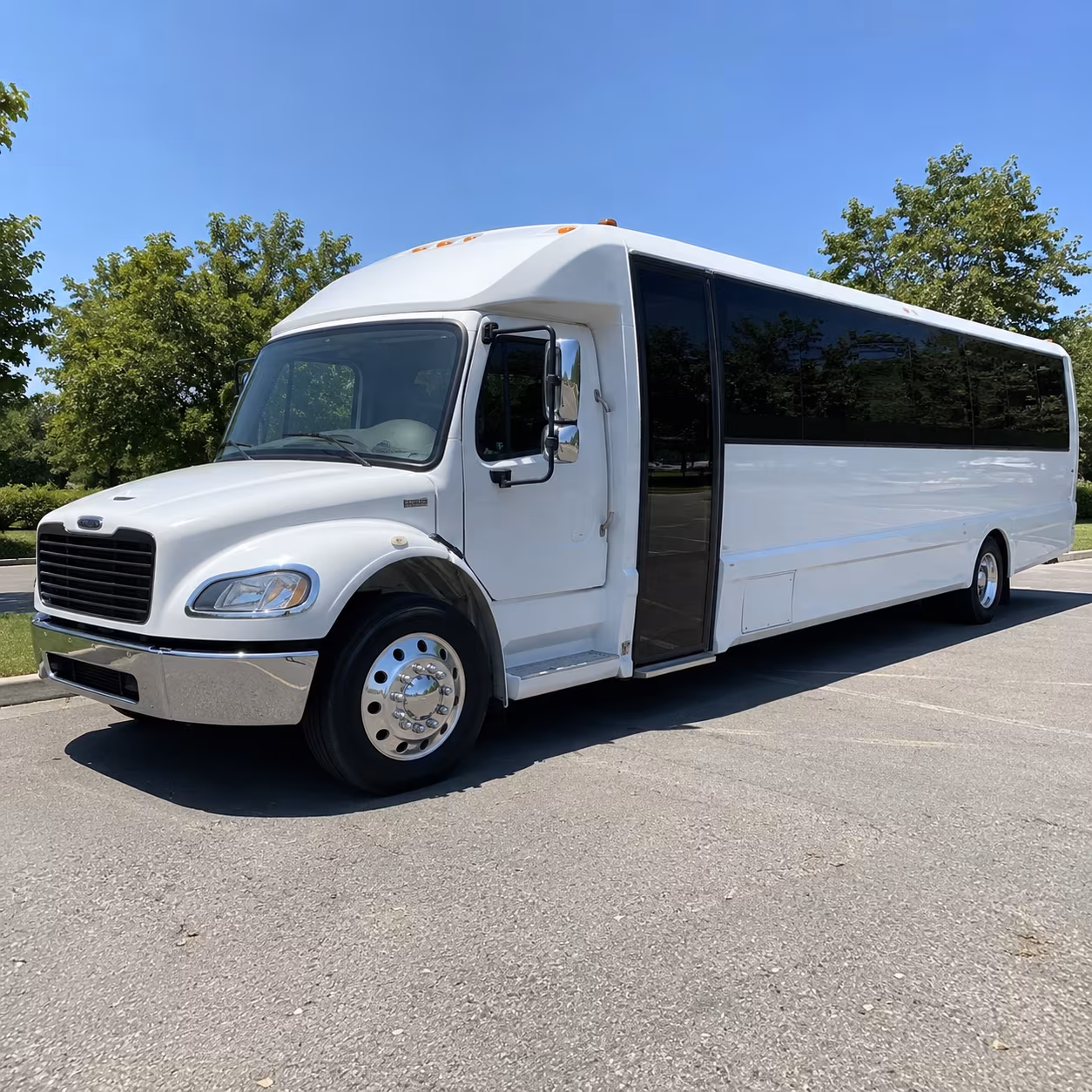 charter buses for high point market shuttle transportation