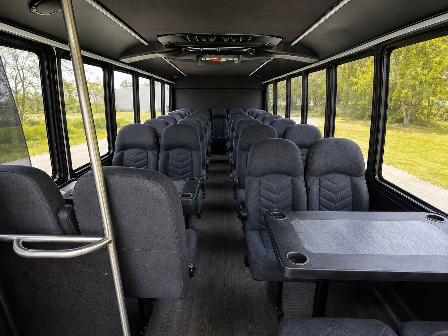 high point 15 passenger minibus inside