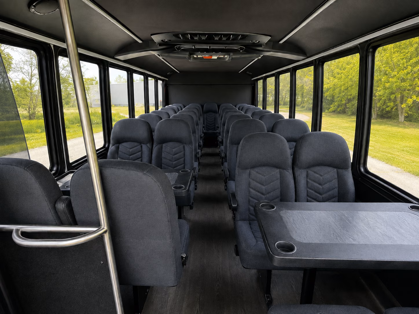 high point 15 passenger minibus interior