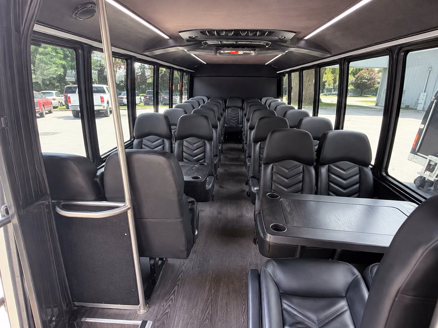 high point 20 passenger minibus interior