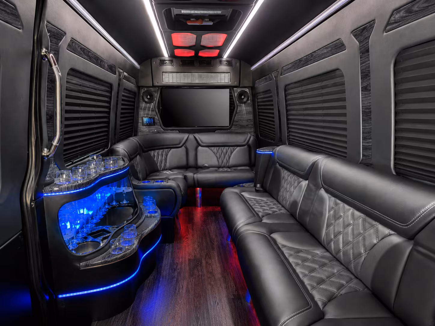 high point 50 passenger party bus