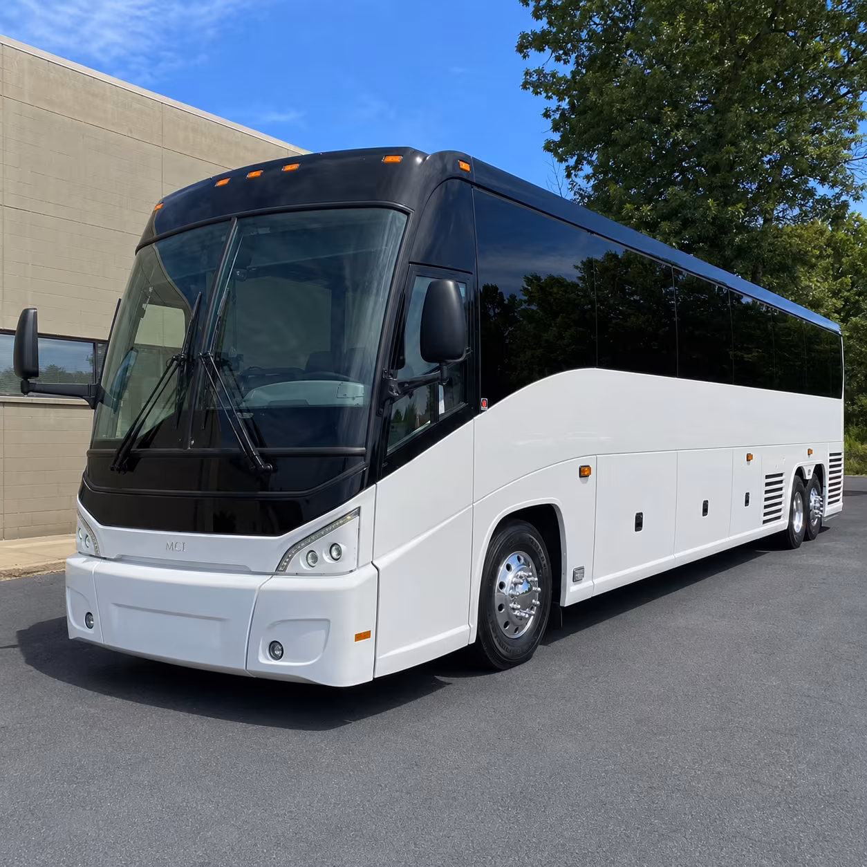 high point 56 passenger charter bus