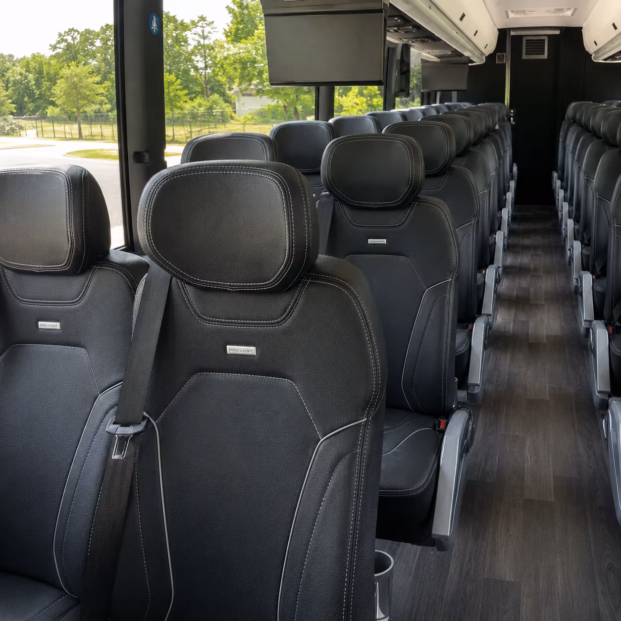 high point corporate event transportation onboard seating