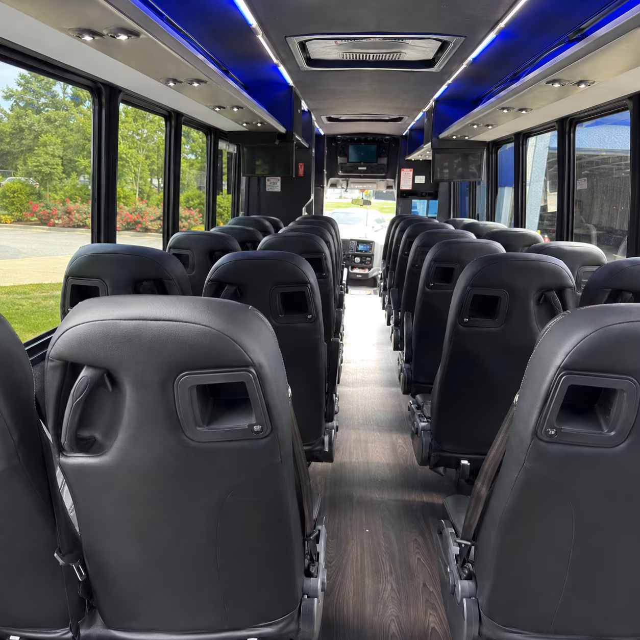 high point private event transportation onboard seating