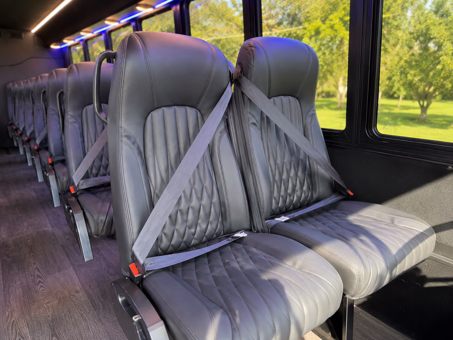 high point religious group transportation onboard seating
