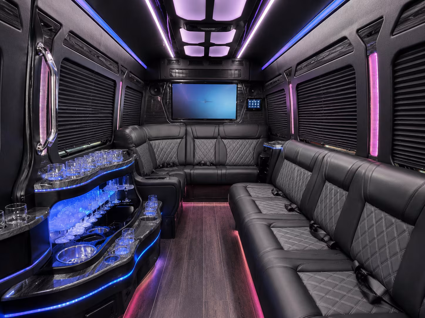 high point sprinter limousine inside