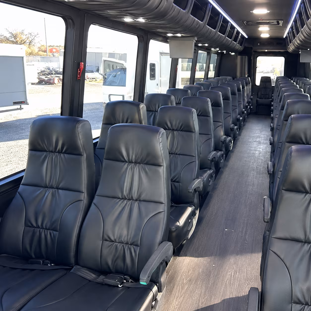 wedding guest shuttle buses between high point hotels and ceremony venues